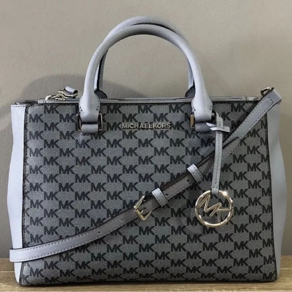 Michael Kors Kellen Black Satchel, Shoulder or Crossbody Excellent Used Cond.